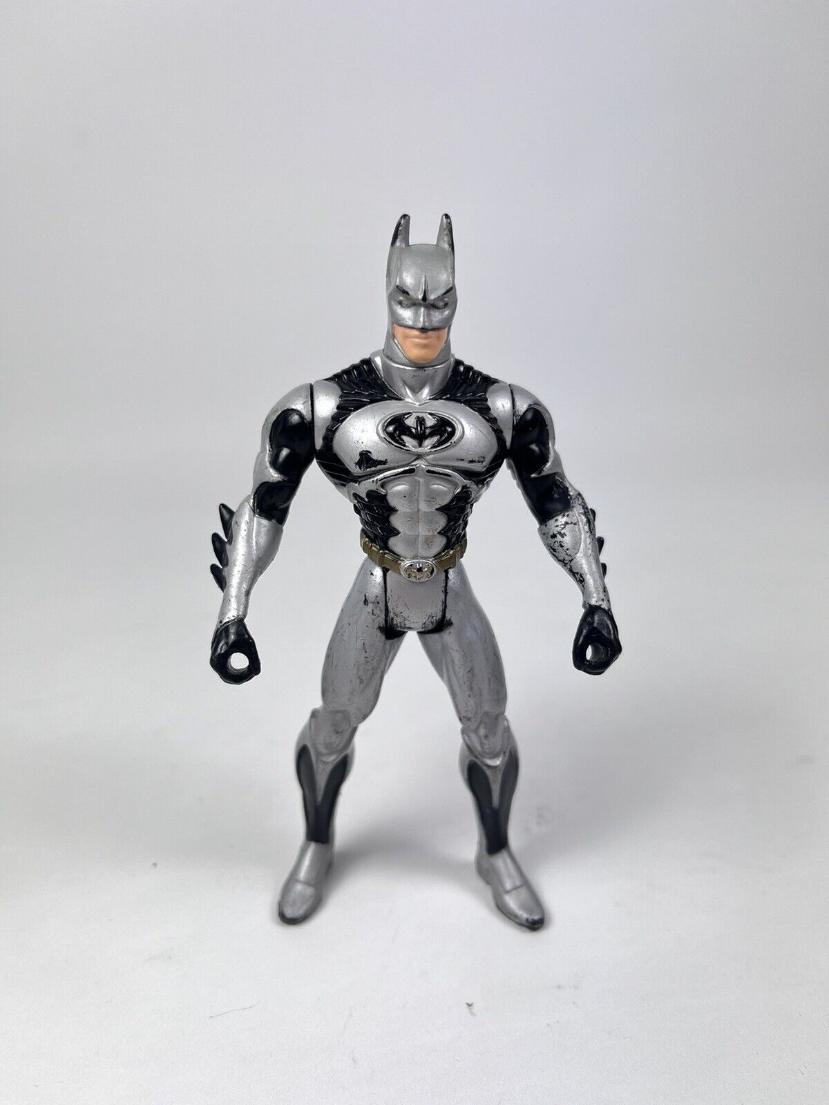 Batman Silver & Black | Deluxe Blast Wing Ice Chopper Hoverpack | 1997 Kenner