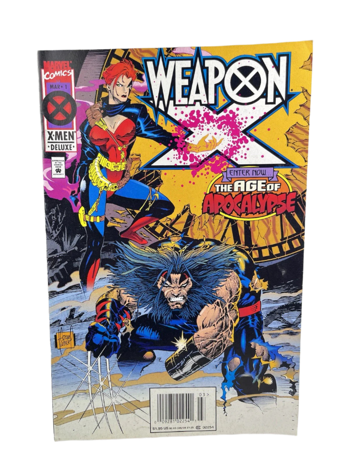 WOLVERINE WEAPON X #1-4 MARVEL COMICS LIMITED 1995 BAGGED AND BOARDED