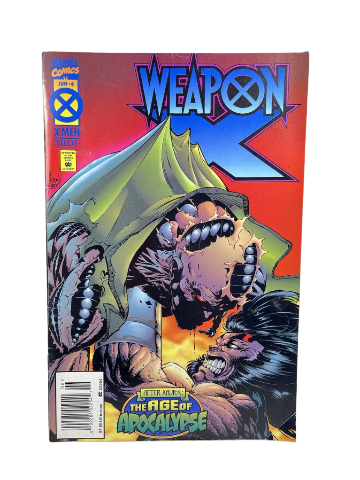 WOLVERINE WEAPON X #1-4 MARVEL COMICS LIMITED 1995 BAGGED AND BOARDED