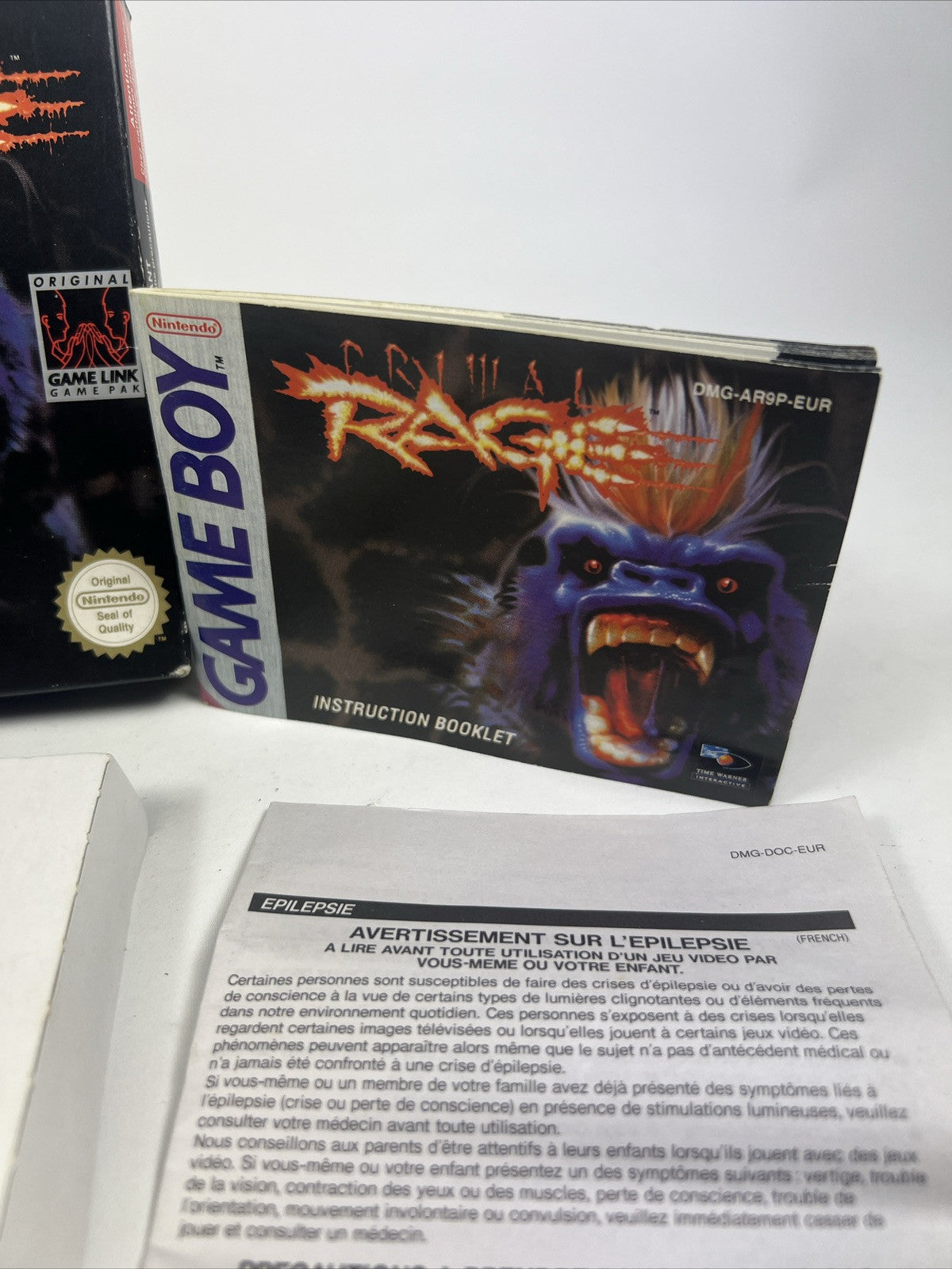 Primal Rage for Original Nintendo Game Boy GB Complete PAL