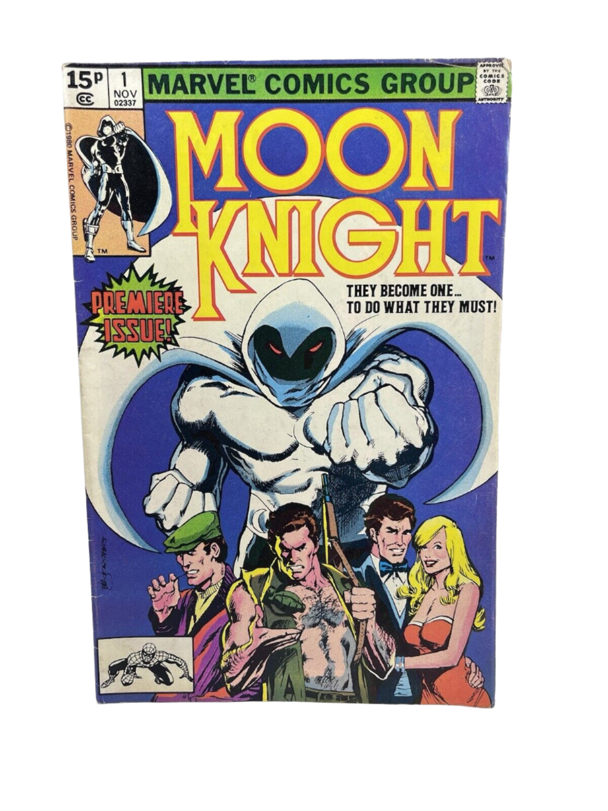 MOON KNIGHT #1  Origin of Moon Knight! 1st Appearance of Bushman! Marvel  1980