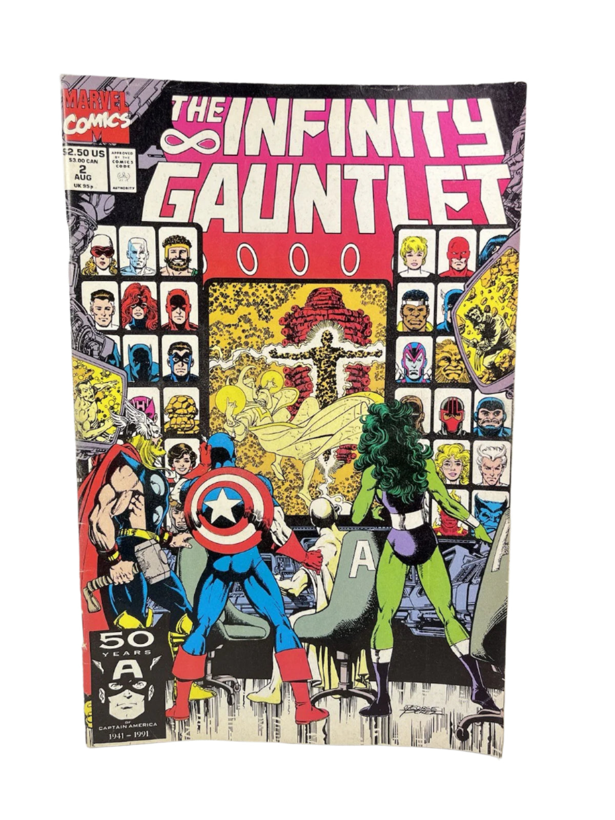 The Infinity Gauntlet 1-6 Full Run 1991 Starlin Lim Perez Marvel Comics Thanos