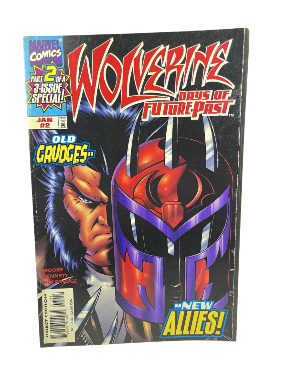 Wolverine: Days Of Future Past 1-3 Full Run/Set Moore/Bennett Marvel Comics 1997