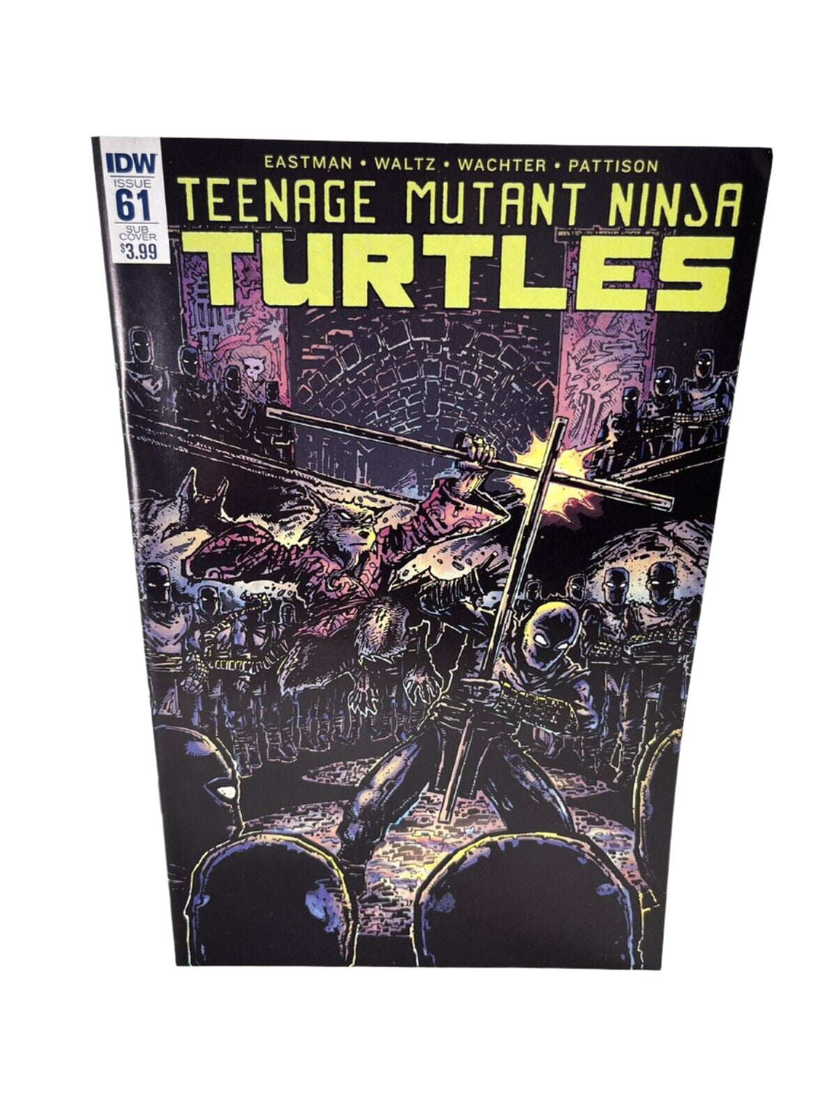 TEENAGE MUTANT NINJA TURTLES #61 SUBSCRIPTION VARIANT EASTMAN COVER IDW