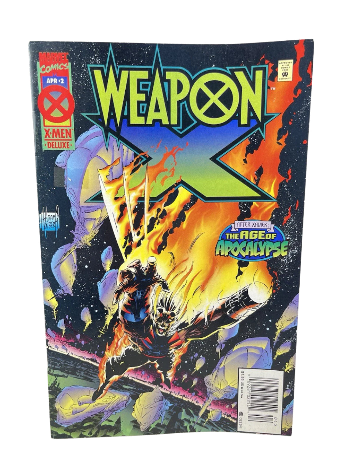 WOLVERINE WEAPON X #1-4 MARVEL COMICS LIMITED 1995 BAGGED AND BOARDED