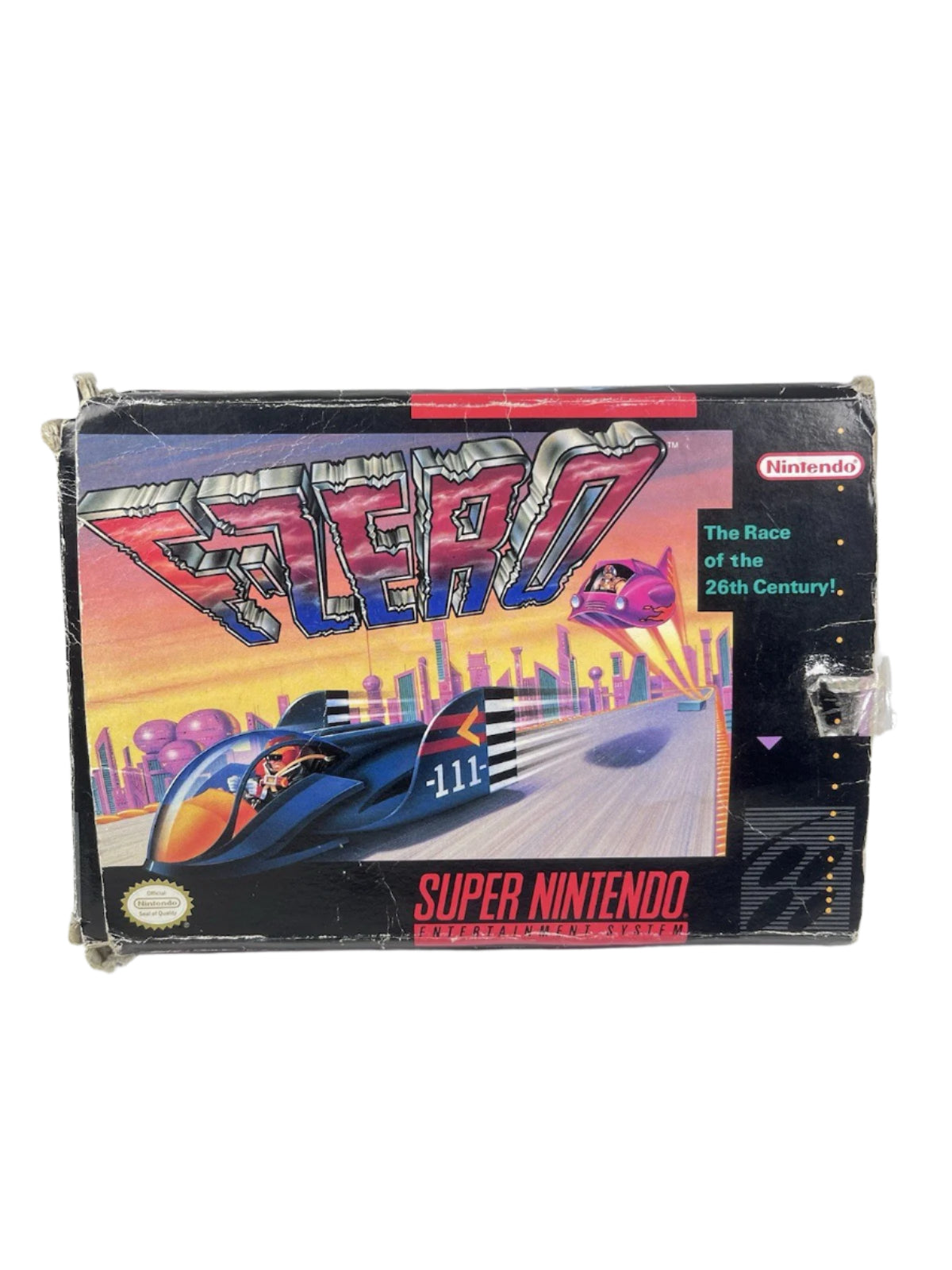F-Zero | Super Nintendo SNES, NTSC US Version | Complete w/ Manual CIB Low Grade