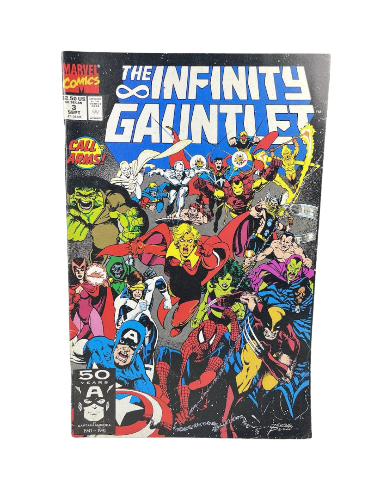 The Infinity Gauntlet 1-6 Full Run 1991 Starlin Lim Perez Marvel Comics Thanos