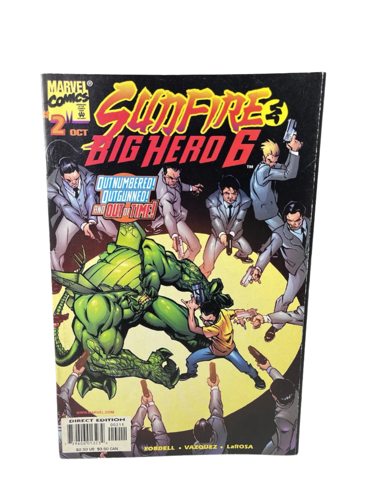 Sunfire and Big Hero 6 #1-3, complete set, 1st appearance Big Hero, 1998 Marvel