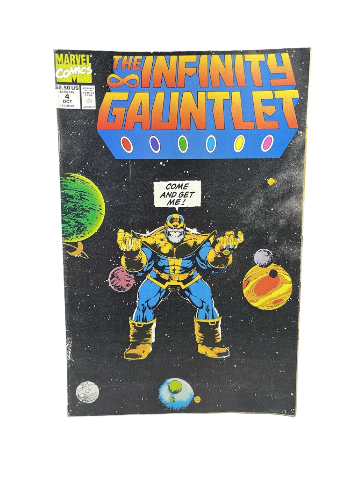 The Infinity Gauntlet 1-6 Full Run 1991 Starlin Lim Perez Marvel Comics Thanos