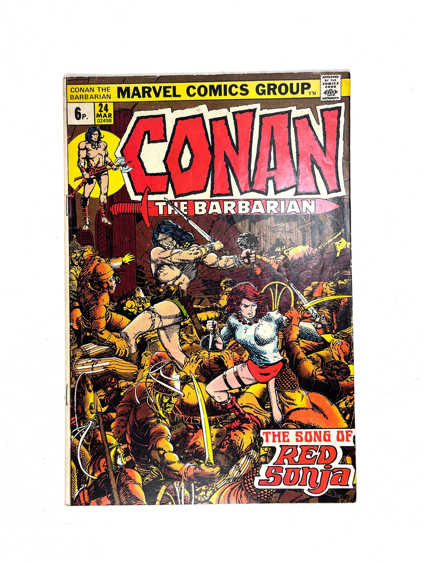 Conan the Barbarian #24 March 1973 - Marvel Comics - 1st Appearance Of Red Sonja