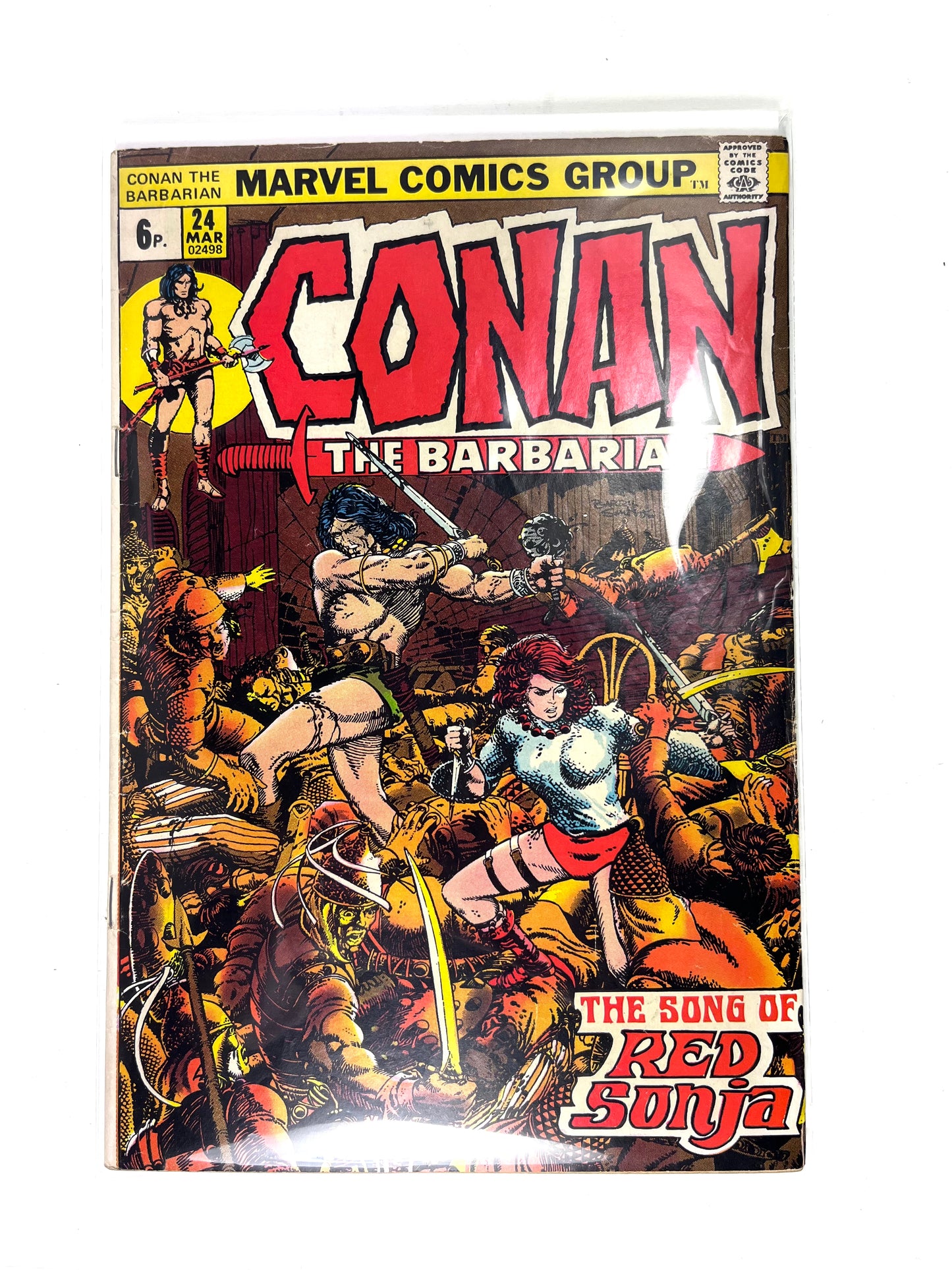 Conan the Barbarian #24 March 1973 - Marvel Comics - 1st Appearance Of Red Sonja