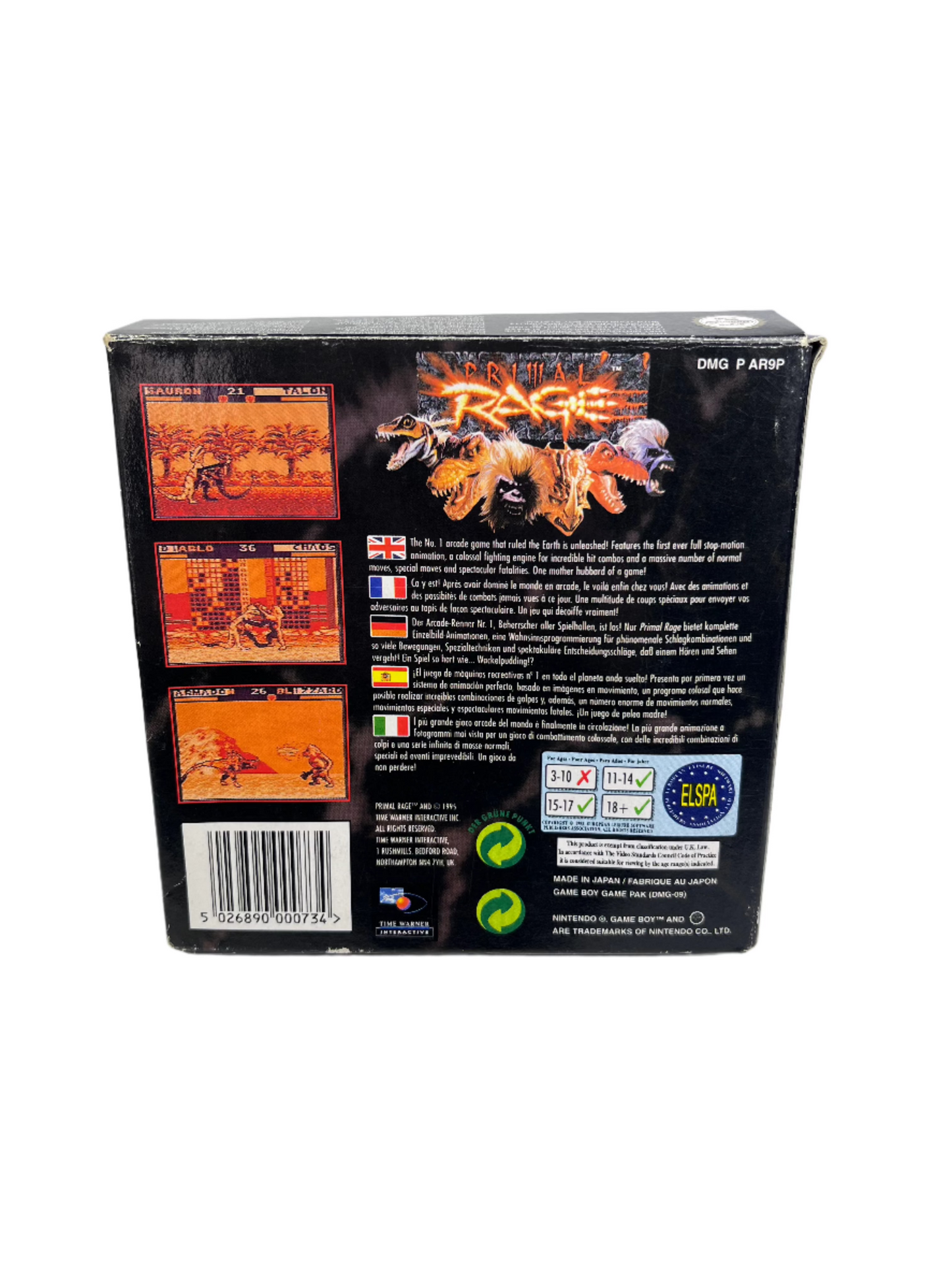 Primal Rage - Nintendo Game Boy