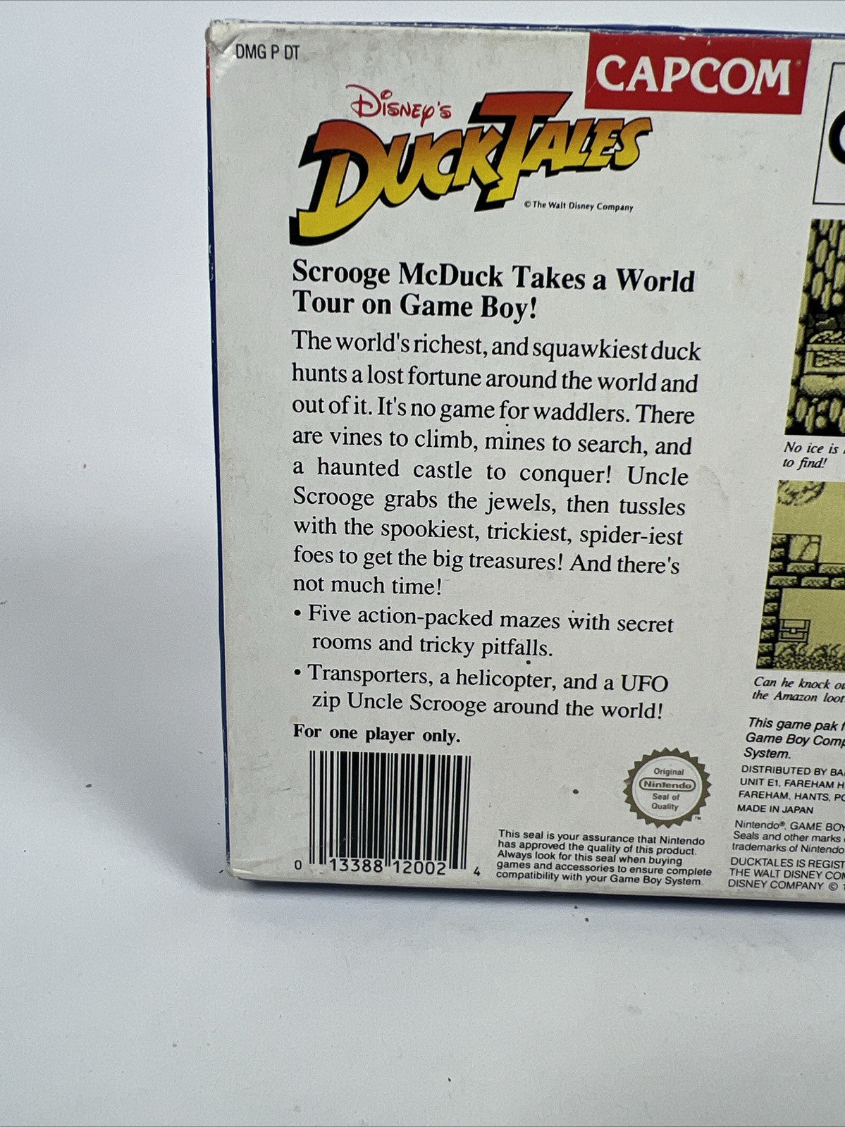 Duck Tales Nintendo Gameboy Game Boy Classic GB CIB COMPLETE
