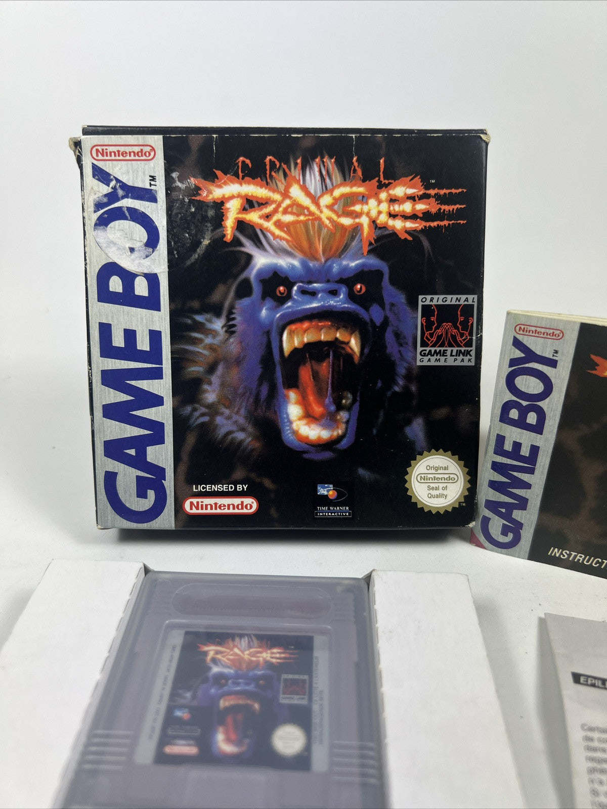 Primal Rage for Original Nintendo Game Boy GB Complete PAL