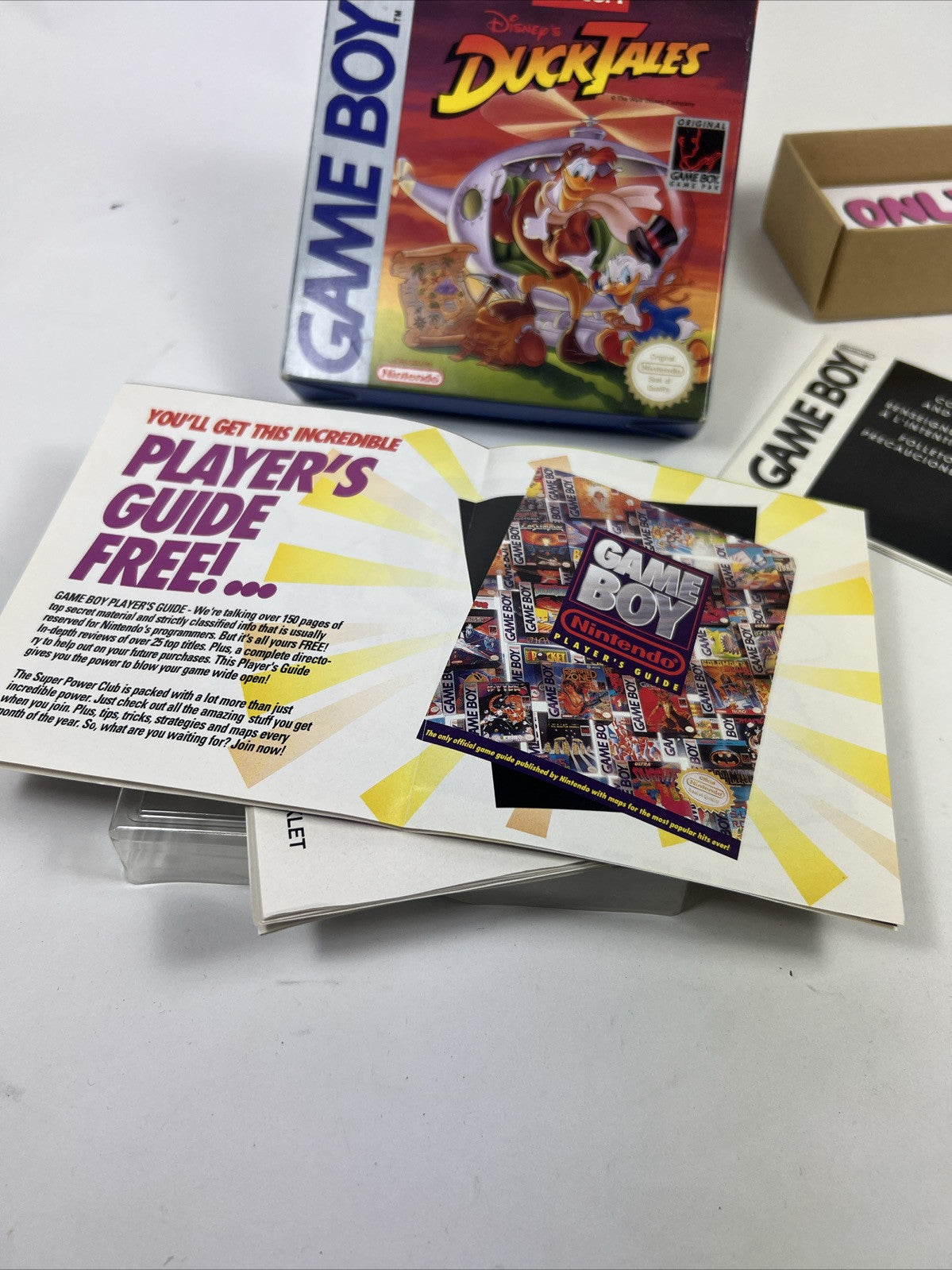 Duck Tales Nintendo Gameboy Game Boy Classic GB CIB COMPLETE