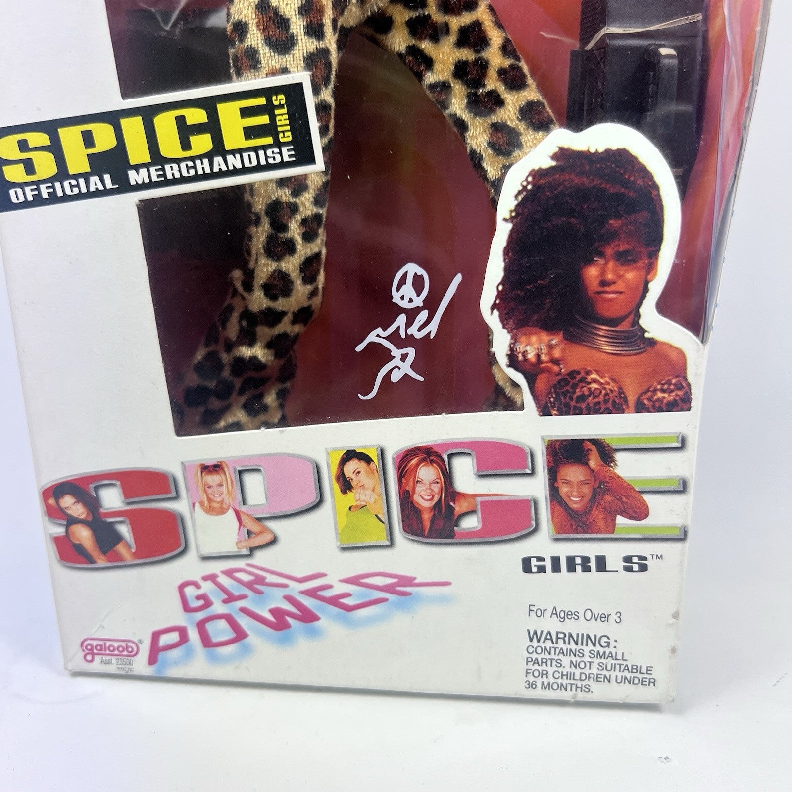 1997 Spice Girls Girl Power Puppe: Melanie B "Scary Spice" Mel B / Galoob, NrfB