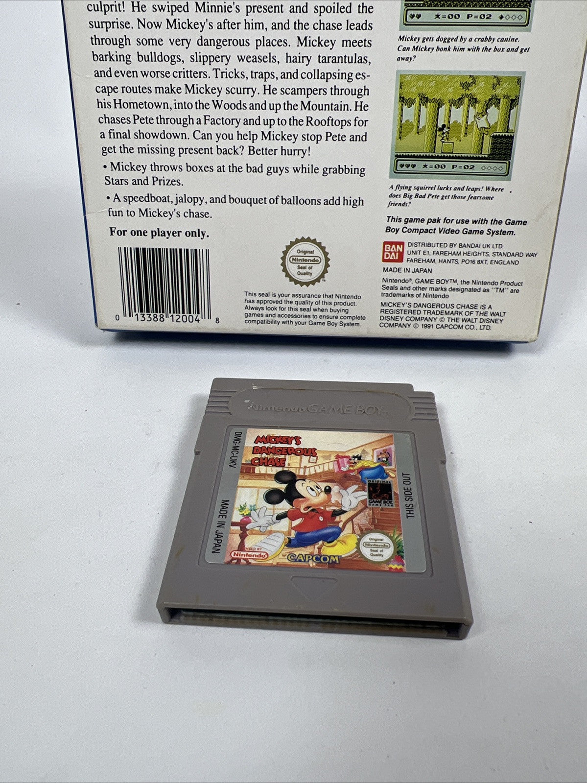 Mickey’s Dangerous Chase Nintendo Game Boy Boxed