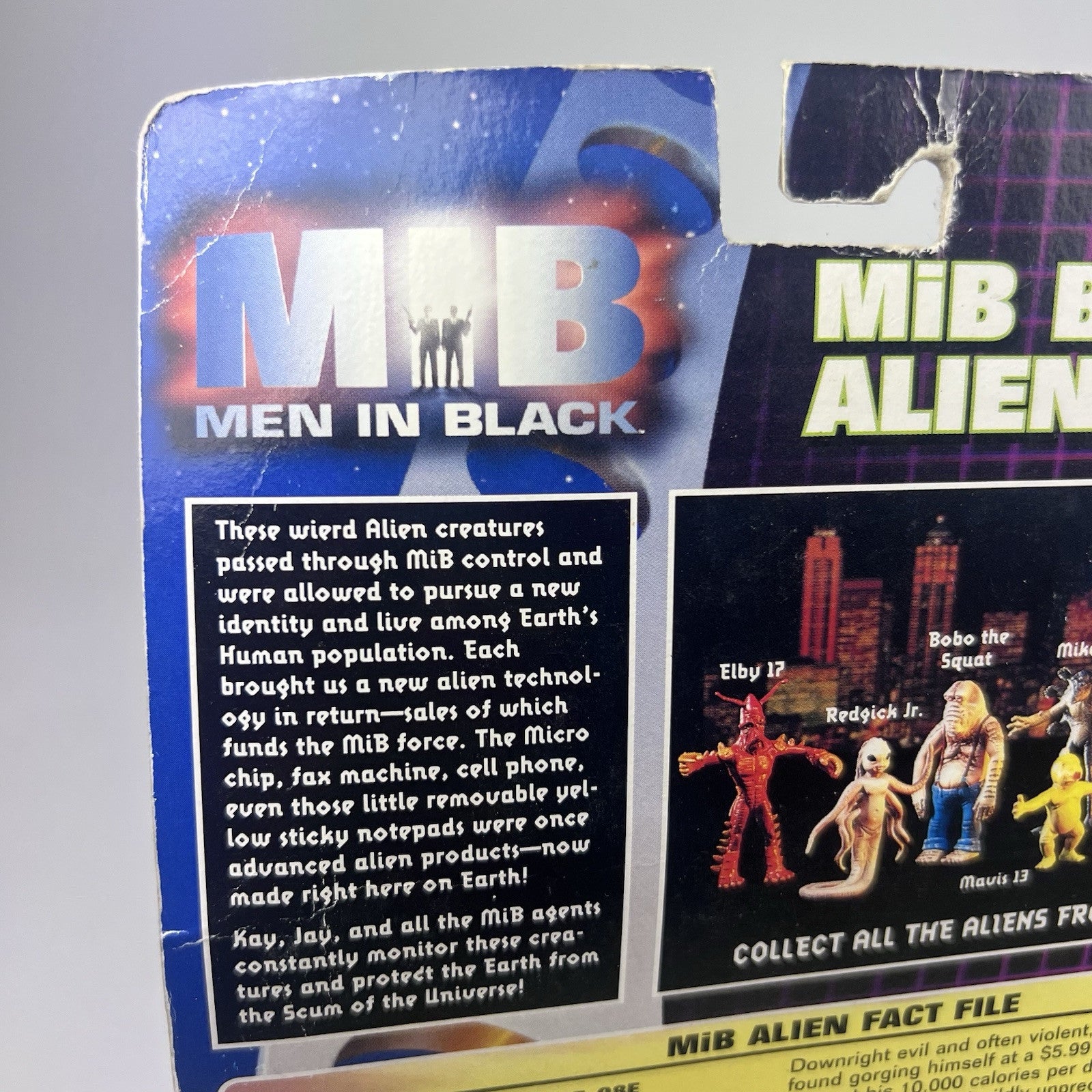 Vintage MIB 1997 Galoob Toys - Men in Black - MIKEY - Bendable Figure