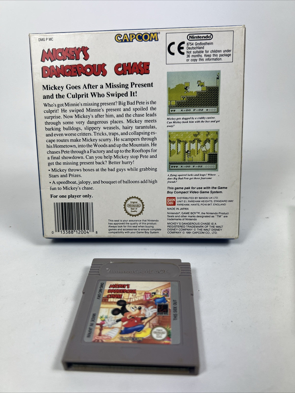 Mickey’s Dangerous Chase Nintendo Game Boy Boxed