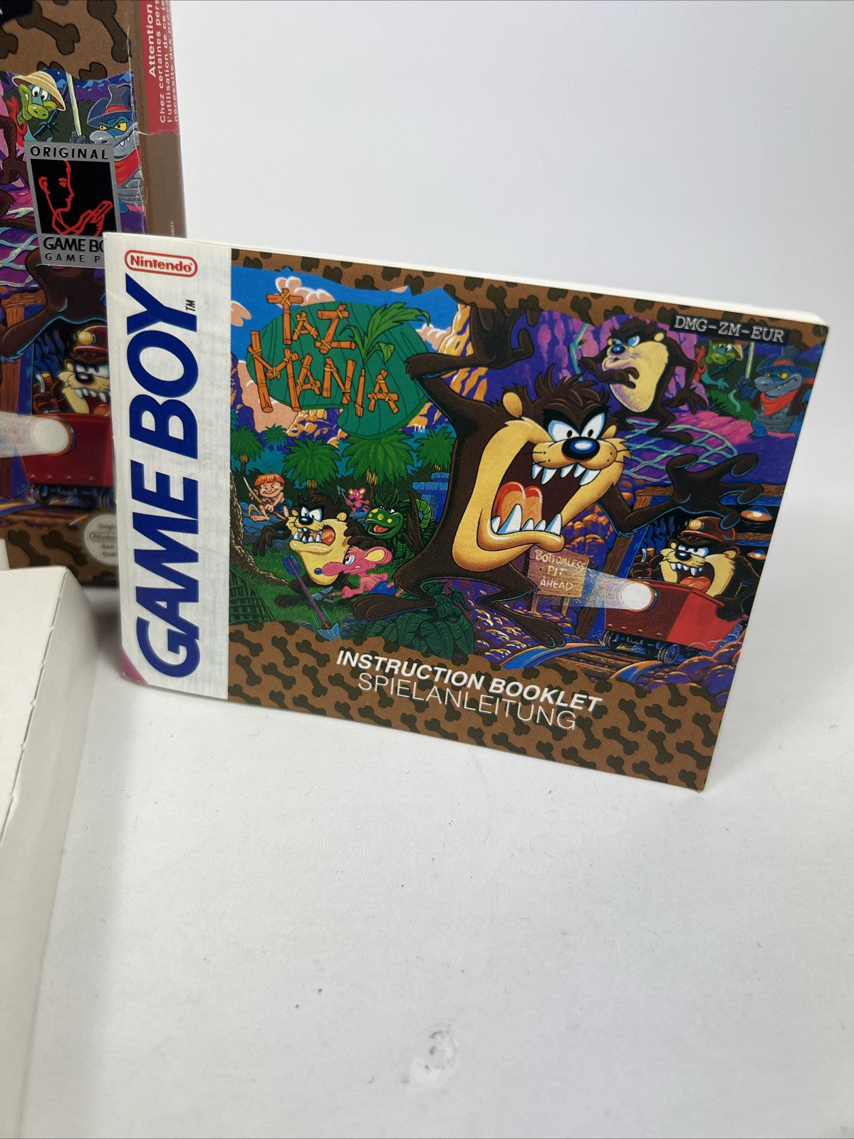 Taz-Mania - Nintendo Gameboy 1993 - Boxed With Manual 
