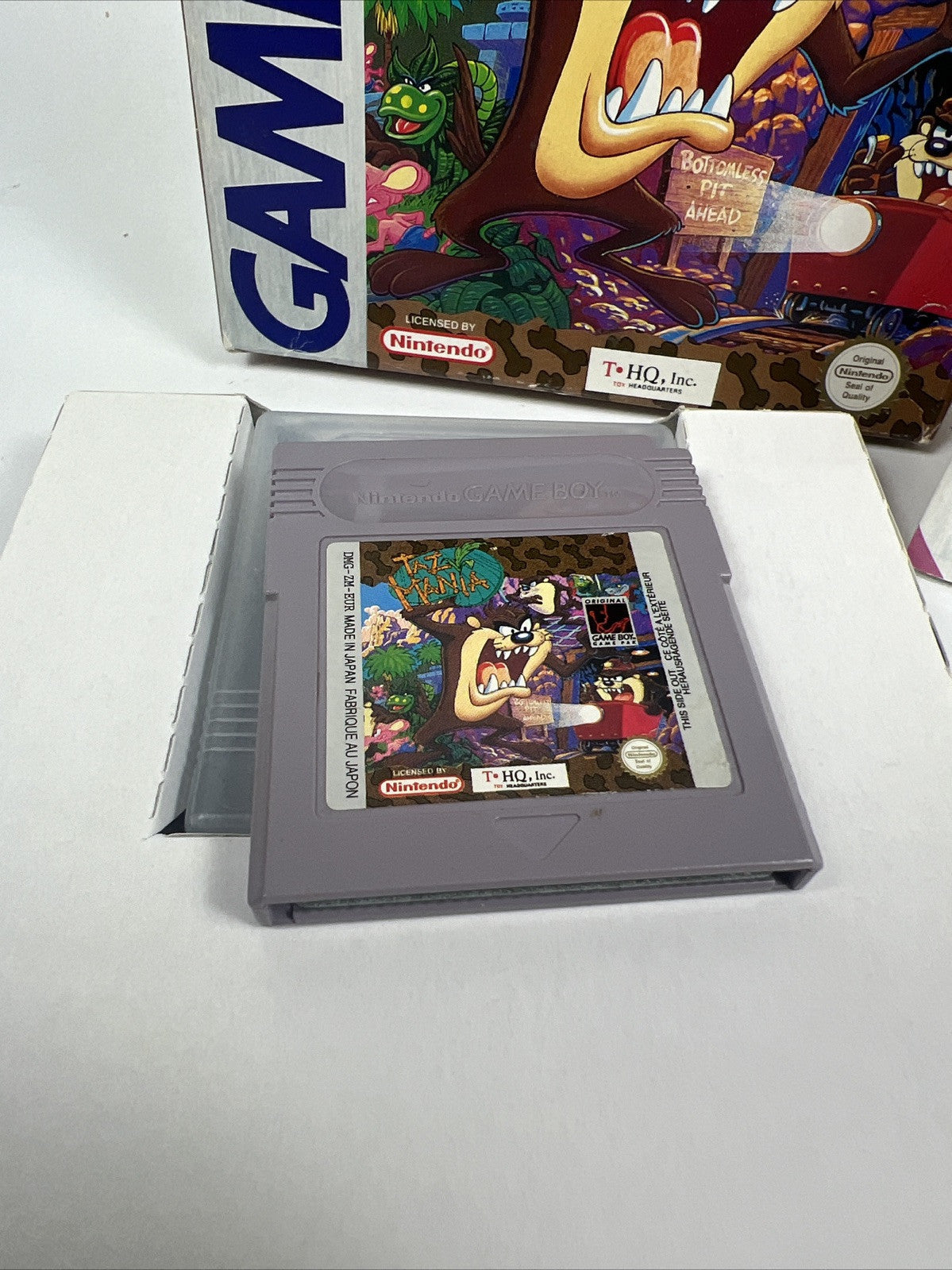 Taz-Mania - Nintendo Gameboy 1993 - Boxed With Manual 
