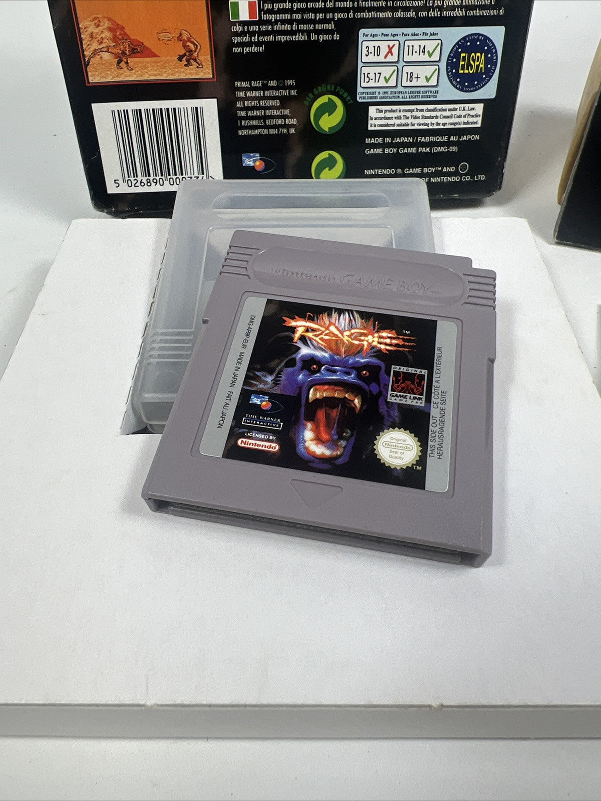 Primal Rage for Original Nintendo Game Boy GB Complete PAL