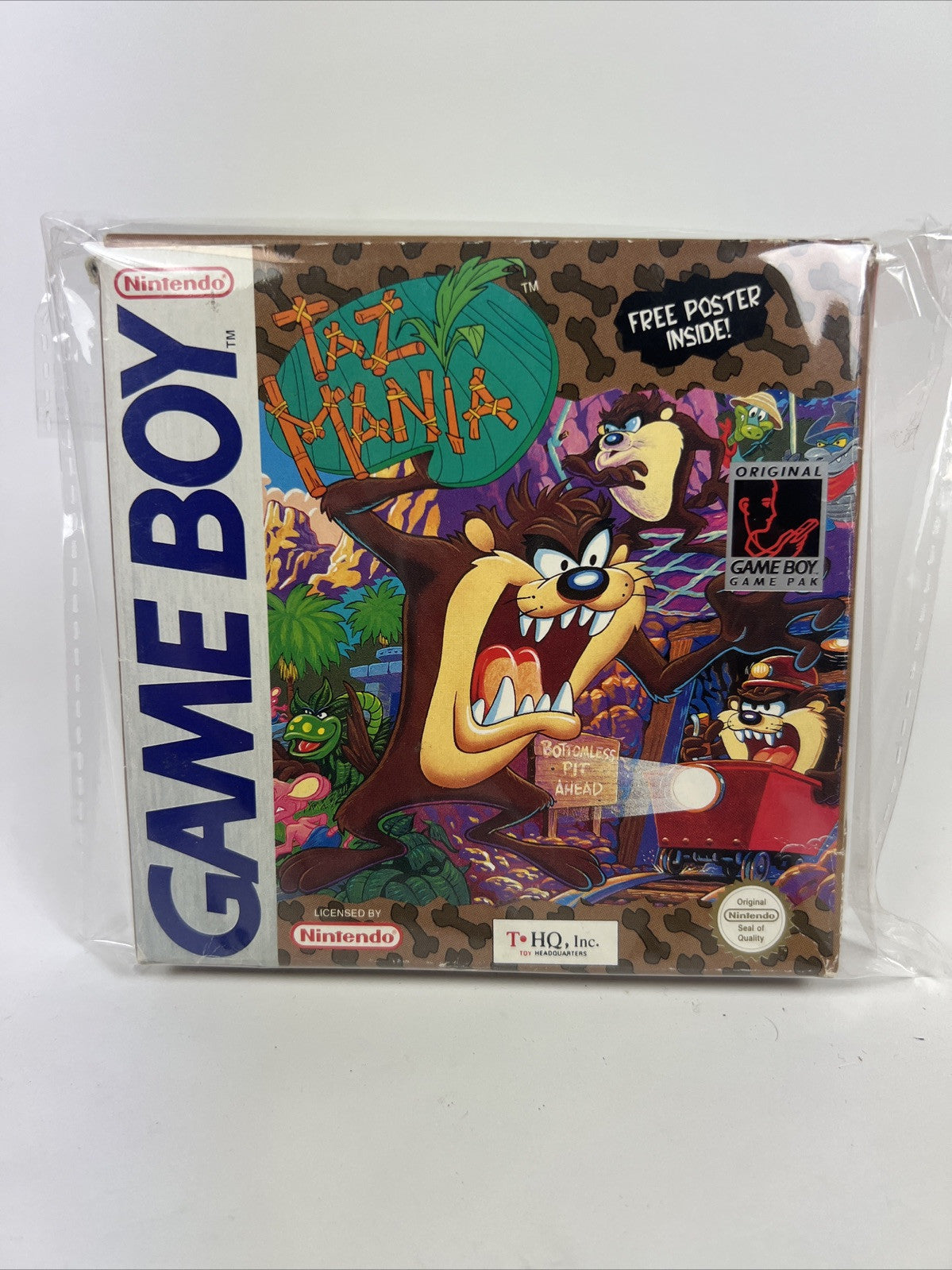 Taz-Mania - Nintendo Gameboy 1993 - Boxed With Manual 