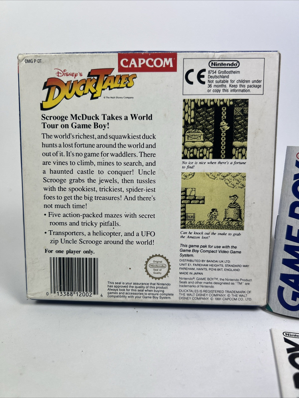 Duck Tales Nintendo Gameboy Game Boy Classic GB CIB COMPLETE