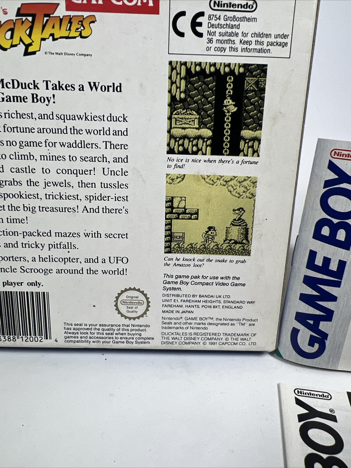 Duck Tales Nintendo Gameboy Game Boy Classic GB CIB COMPLETE
