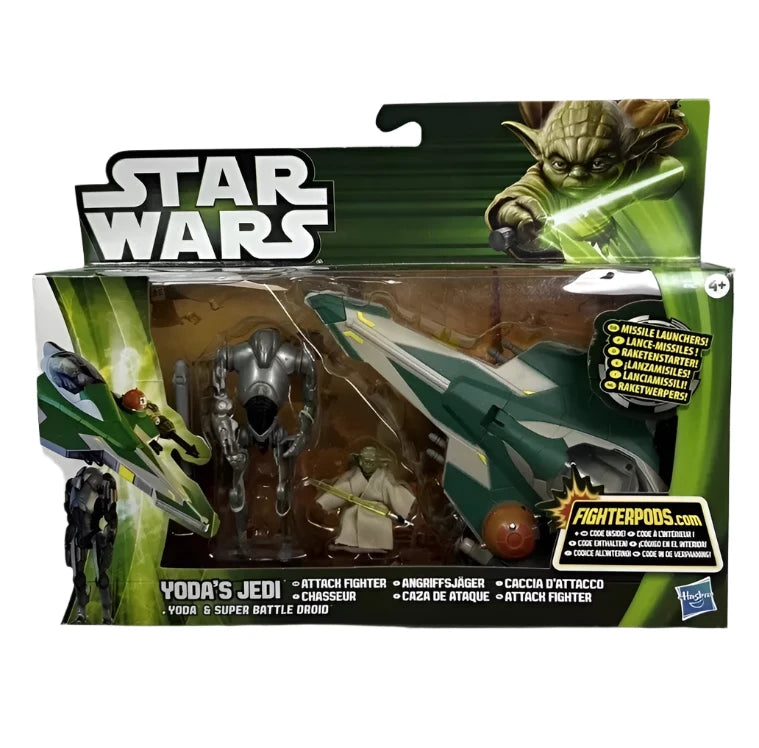 Star Wars Yoda's Jedi Attack Fighter & Super Battle Droid set 2013