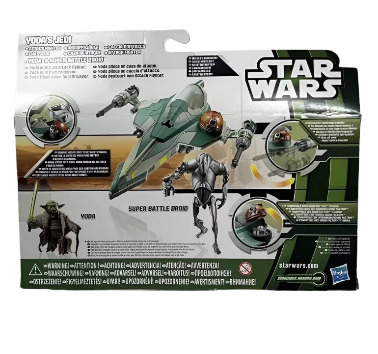 Star Wars Yoda's Jedi Attack Fighter & Super Battle Droid set 2013